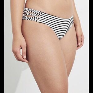 HOLLISTER Striped Be The Sunshine Bikini Bottom NWOT